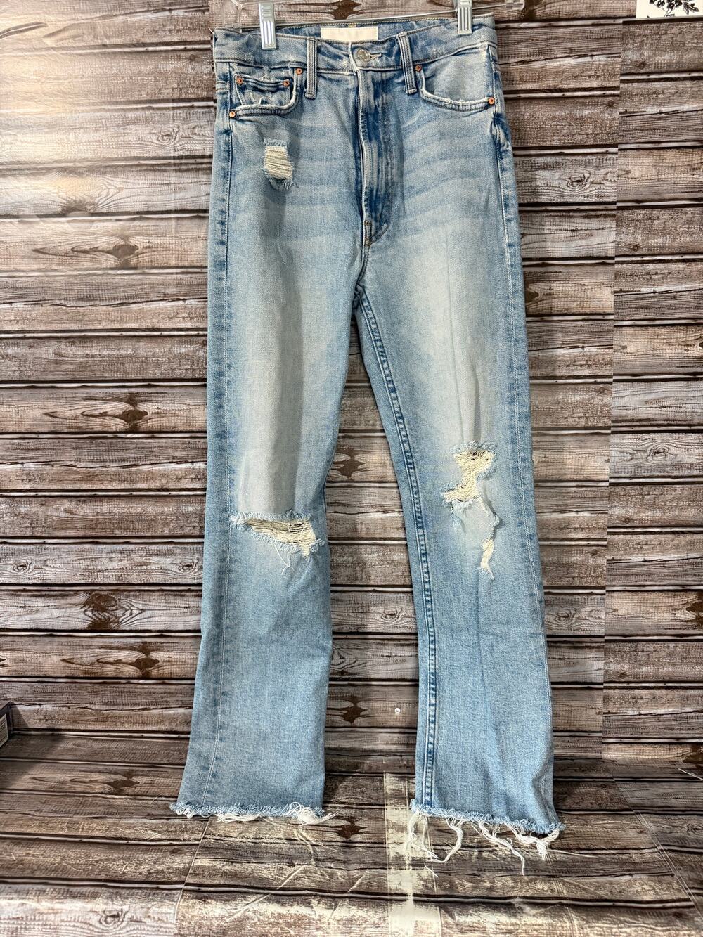 Mother High Waisted Rider Skimp Jeans Size 26 The Confession